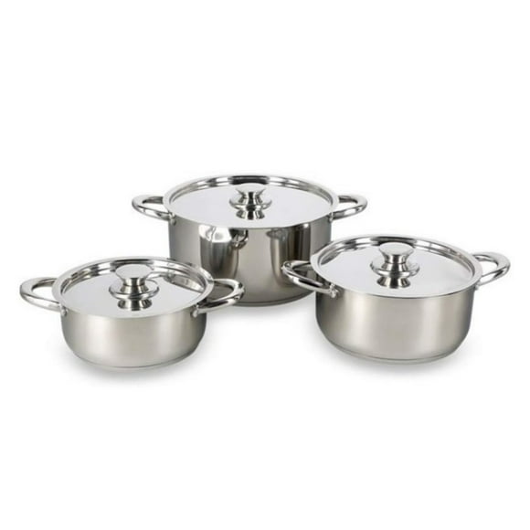 Batería de Cocina Acero Inoxidable 420-6Ss 25046060 Plateado