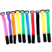 Magideal - 10 Soportes Multiusos Para Caña De Pescar, Soportes Para Sujetar Cables, Sujetadores Organizadores Para De Cables, De Datos De Oficina