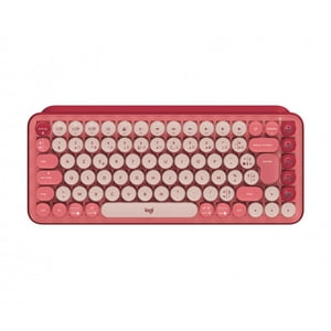 Teclado Mecanico Logitech Pop Keys Coral Rose Con Emojis Coral