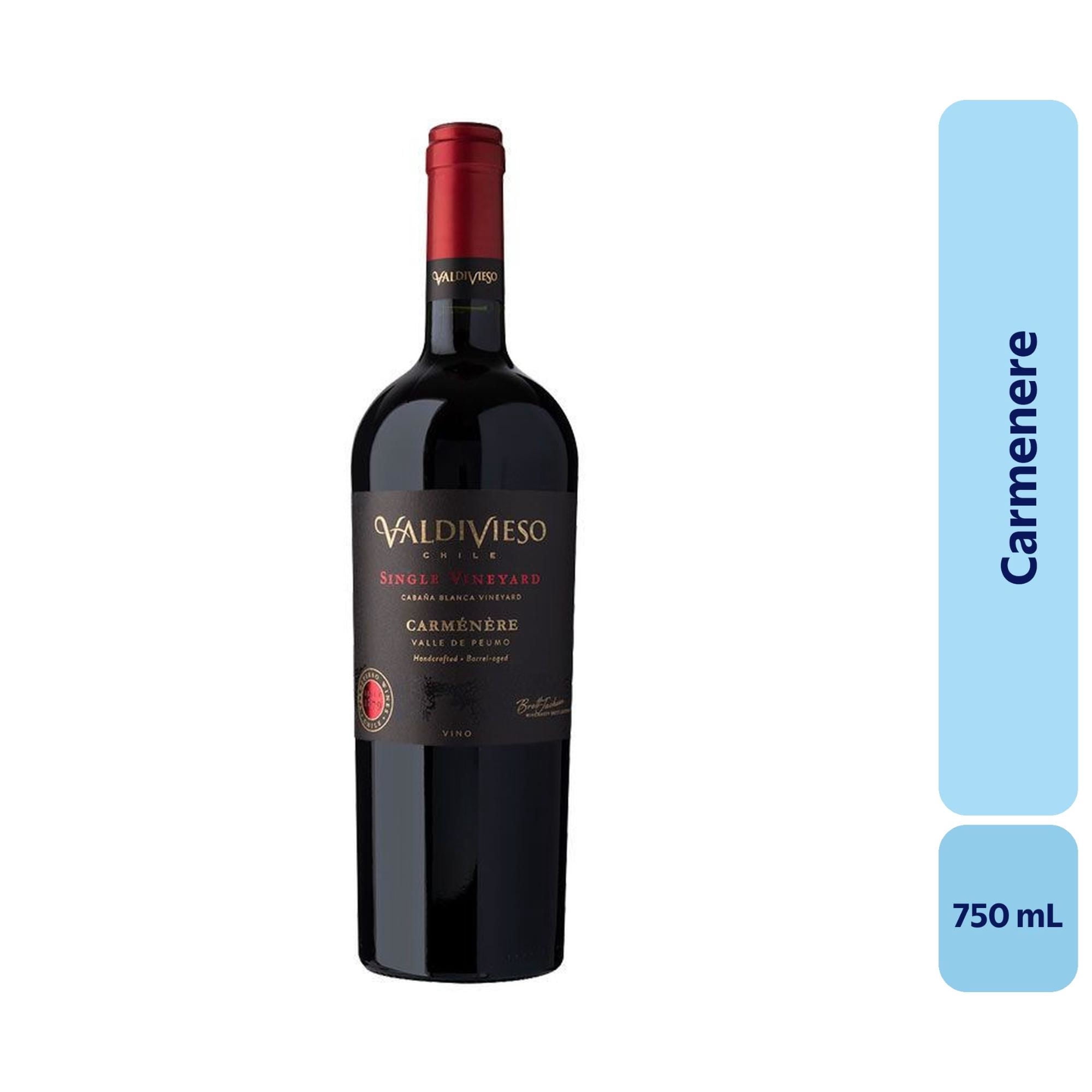 Vino Carménère Botella 750 mL Valdivieso