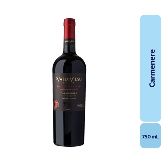 Vino Carménère Botella 750 mL Valdivieso