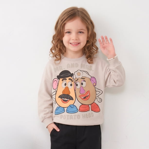 Polerón Cerrado Niña Mr & Mrs Potato Toy Story Beige Disney