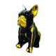 thumbnail image 4 of Estatua De Bulldog Francés, Estatuilla De Animal, Artesanía De Resina, Escultura De Perro Multicolor, áurea Blanca Y Negra, 4 of 5