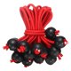 thumbnail image 1 of Uxcell 30 Piezas 4" Bolas de Plástico Duraderas Cuerdas Elásticas para Lona para Tiendas Rojo Negro, 1 of 7