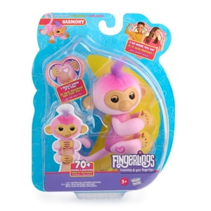 Fingerlings Mono Bebe Interactivo Rosado