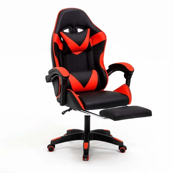 Silla Gamer Escritorio Rojo Con Negro
