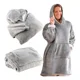 thumbnail image 3 of Maxi Poleron Sherpa Bata Manta Capucha. Frazada Invierno, 3 of 3
