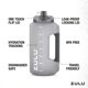 thumbnail image 3 of Botella De Agua Goals De Medio Galón 1 9 L Con Marcador De Tiempo Gris, 3 of 7