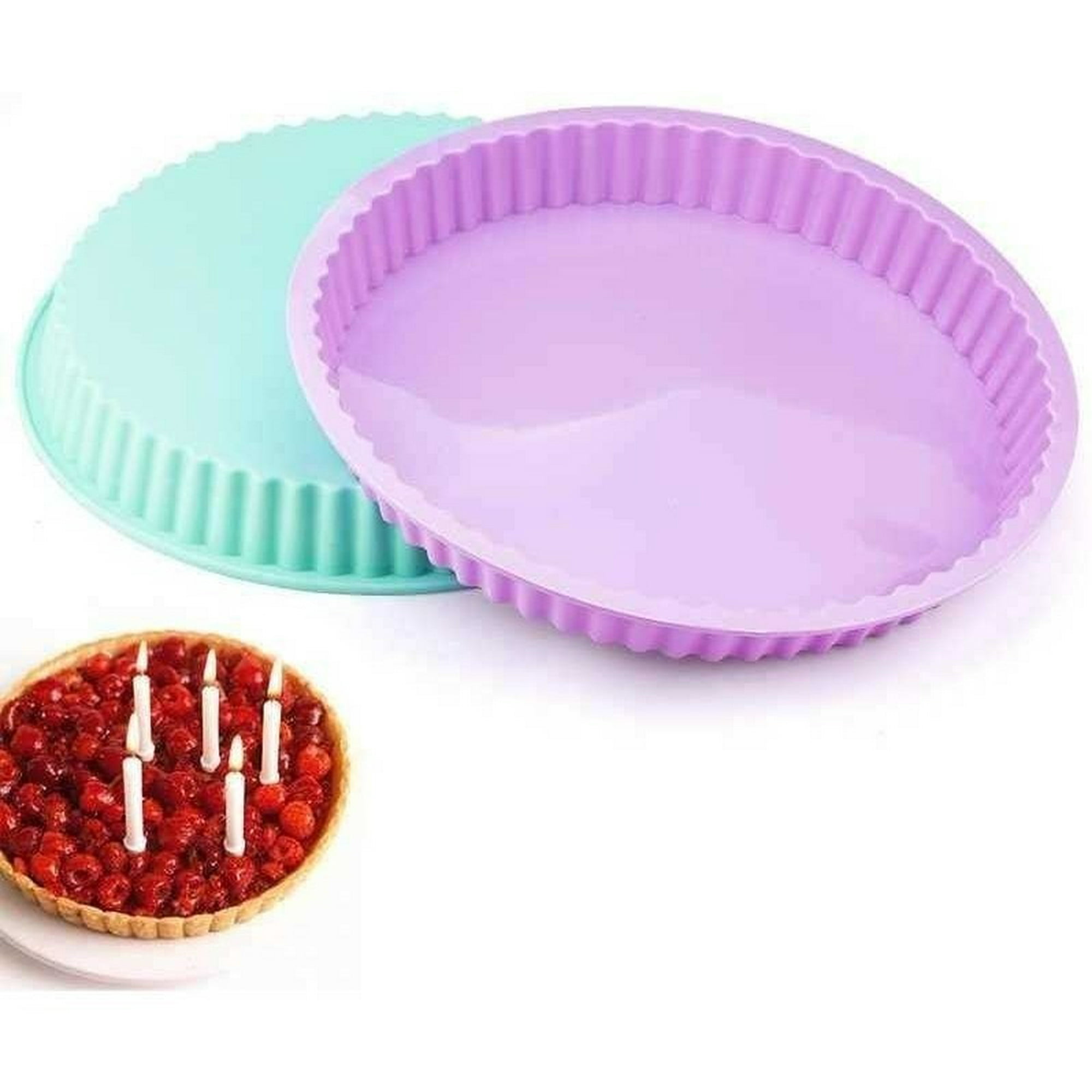 Genérico - Molde De Silicona Para Pie O Kuchen Pasteleria Reposteria