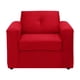 thumbnail image 1 of Sofa Vivo 1c Felpa 30 Rojo, 1 of 5