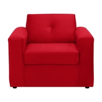 Bodevir - Sofa Vivo 1C Felpa 30 Rojo