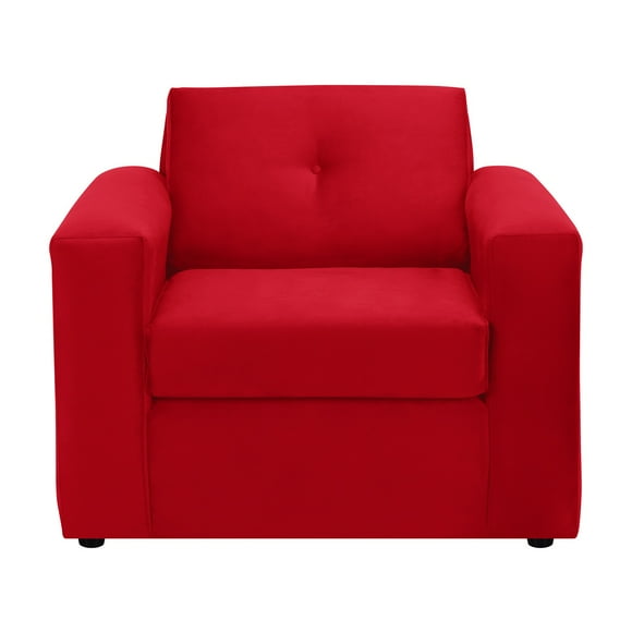 Sofa Vivo 1c Felpa 30 Rojo