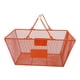 thumbnail image 1 of Canasto De La Compra Con Asas Canasto De Almacenamiento Para Tienda De Comestibles Al Por Menor Cocina Naranja, 1 of 3