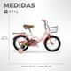 thumbnail image 3 of Bicicleta Niña Infantil De Paseo Little Star Rueditas Aro 12 Rosada, 3 of 6