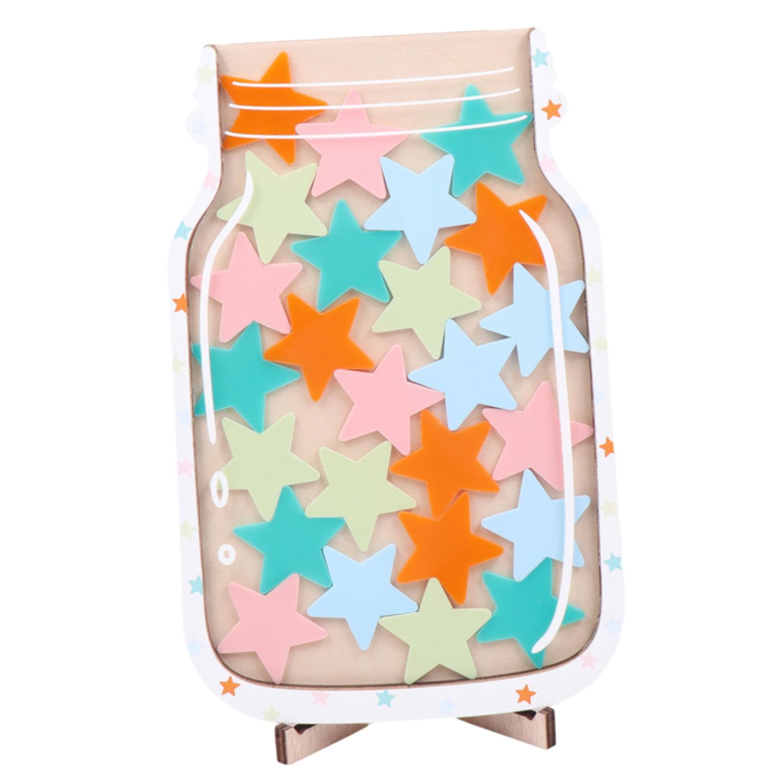 Bothyi - Star Reward Jar Children Good Behavior Reward Jar Decoración Para Maestros De Escuela