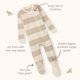 thumbnail image 5 of Pijama de algodón orgánico de ajuste ceñido para bebé – Burt's Bees Baby, 5 of 9