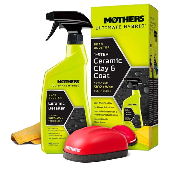 Arcilla y recubrimiento cerámico para auto Mothers Ultimate Hybrid 1-Step