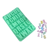 Genérico - Molde De Silicona Letras Moldes Letras Mayuscula 26Cavidades
