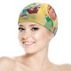 thumbnail image 5 of Manny Manitas Gorro de Natación de Licra, Gorro de Baño de Tela Cómoda, Gorro Elástico Antideslizante para Hombres, Mujeres y Niños, 5 of 6