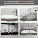 thumbnail image 2 of 1pc 17.7" Kitchen Sink Splash Guard, Silicone Faucet Handle Drip Catcher Tray, Kitchen Sponge Holder Faucet Absorbent Sink Protectors Mat For Kitchen Bathroom Sink Accessories, 2 of 5
