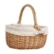 thumbnail image 1 of Cesta De Picnic De Mimbre Cesta De Regalo Decorativa Resistente Para Cocina Dormitorio Playa S Beige, 1 of 5