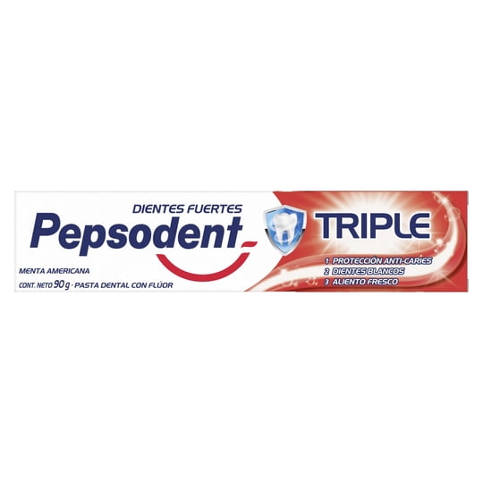 Pasta Dental Pepsodent Triple Menta Americcana