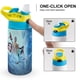 thumbnail image 4 of La Serpiente Blanca Botella de Agua con Tapa Pop Top de Un Toque, Acero Inoxidable, a Prueba de Fugas, para Deportes, Botella Infantil azul 12 oz, 4 of 6