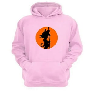 Genérico - Polerón Canguro Dragon Ball Rosa Talla Xl Unisex