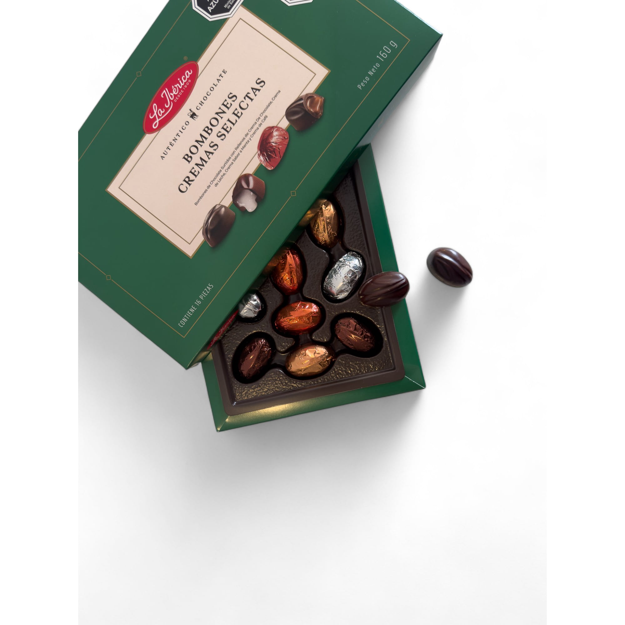 Chocolates La Ibérica - Caja De Bombones Cremas Selectas 160g La Ibérica