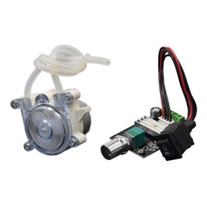 Magideal - Microbomba Peristáltica Dc6V-12V, Control Multifuncional Para Muestreo De Tinta De Laboratorio, Motorreductor Pequeño De 500 Rpm Para Alimentación Nas Tipo B