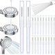 thumbnail image 1 of Cepillos limpiadores ducha 10 uds herramienta rincones pequeños accesorio baño antical, 1 of 8