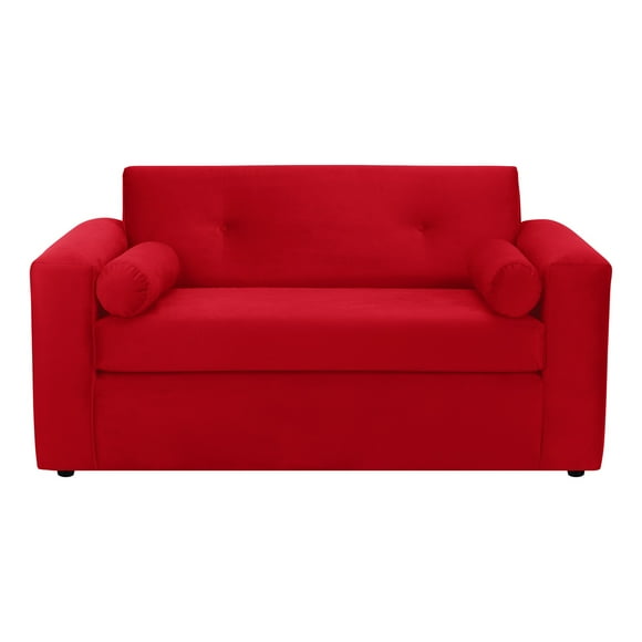 Sofa Vivo 2c Felpa 30 Rojo