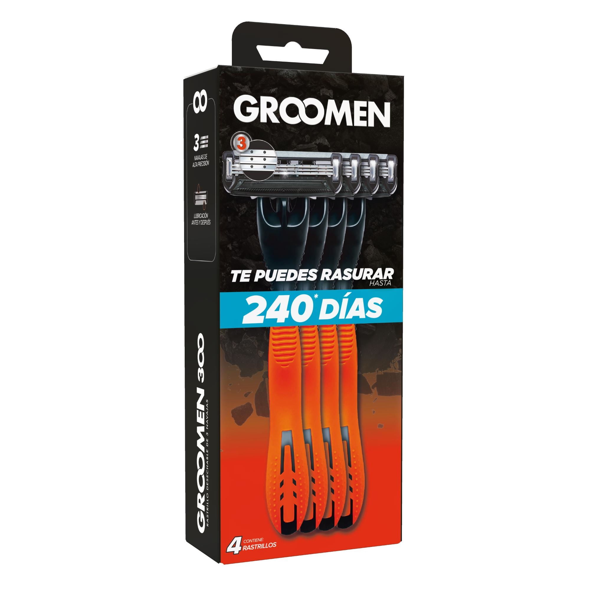 Máquina De Afeitar Desechable 4 Un Groomen