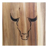 Genérico - Tabla Wayu 45X30Cm Madera De Acacia Para Asados Bbq Parrilla 45X30 Marrón