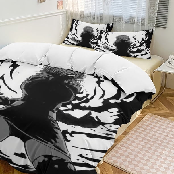 Hellsing Anime Home Bed 3-piece Set Classic Japanese Anime Polyester Wash Student Dormitory Set