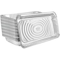 Nicole Home Collection - Bandejas De Aluminio Nicole Home 53 X 33 Cm, Grandes, Desechables, Paquete De 100