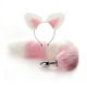 thumbnail image 1 of Sexy Fox Tail Anal Plug Cute Cat Ears Headbands Set Nipple Clip Neck Collar Metal Butt Plug Couple Cosplay For Adult Sex Toys, 1 of 3