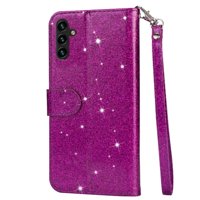 Funda Para Foxdock Elegante Funda Samsung Galaxy A05 Glitter Con Cremallera-Ideal Para El Uso Diario