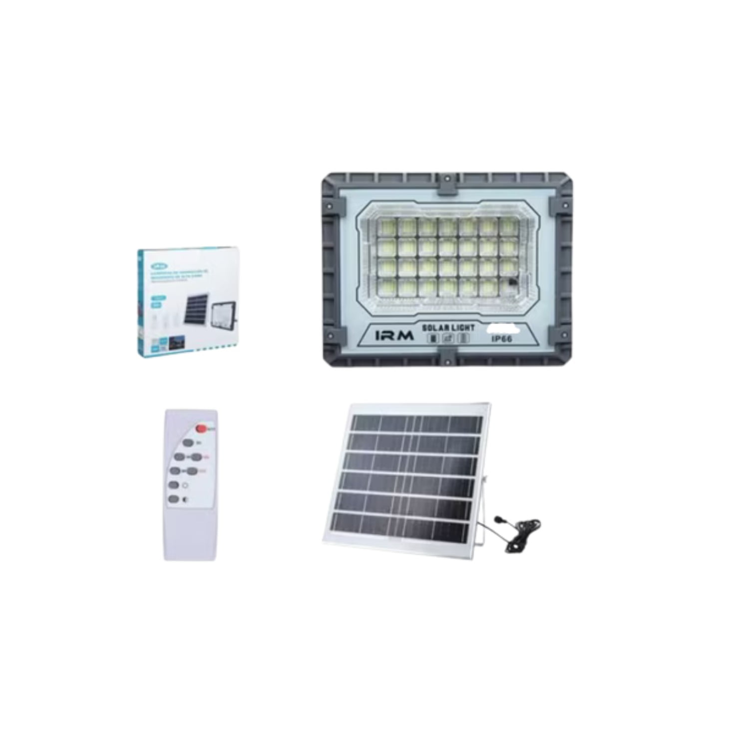Genérico - Foco Solar Led De 400w Para Exterior, Impermeable