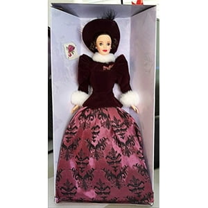 Muñeca Barbie Edición Especial Hallmark Tradiciones Navideñas Colección Holiday Homecoming 1996