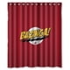 thumbnail image 1 of Cortina de ducha de The Big Bang Theory, juego de cortina de baño con ganchos, tamaño 60 x 72 pulgadas, 1 of 3
