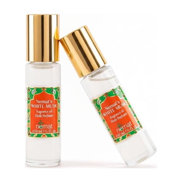 Rollo de almizcle blanco Perfume Nemat International de 2 x 10 ml