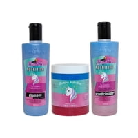 Copacabana - Bomba Nutritiva + Shampoo + Acondicionador, Crema Unicornio