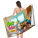 thumbnail image 4 of Omar y Hana Fondo Toalla de playa de secado rápido con diseño temático, regalo para mujeres y niñas, ideal para cumpleaños, fans, amantes de la música, uso en la playa o al aire libre, 78 × 180 cm, 4 of 6