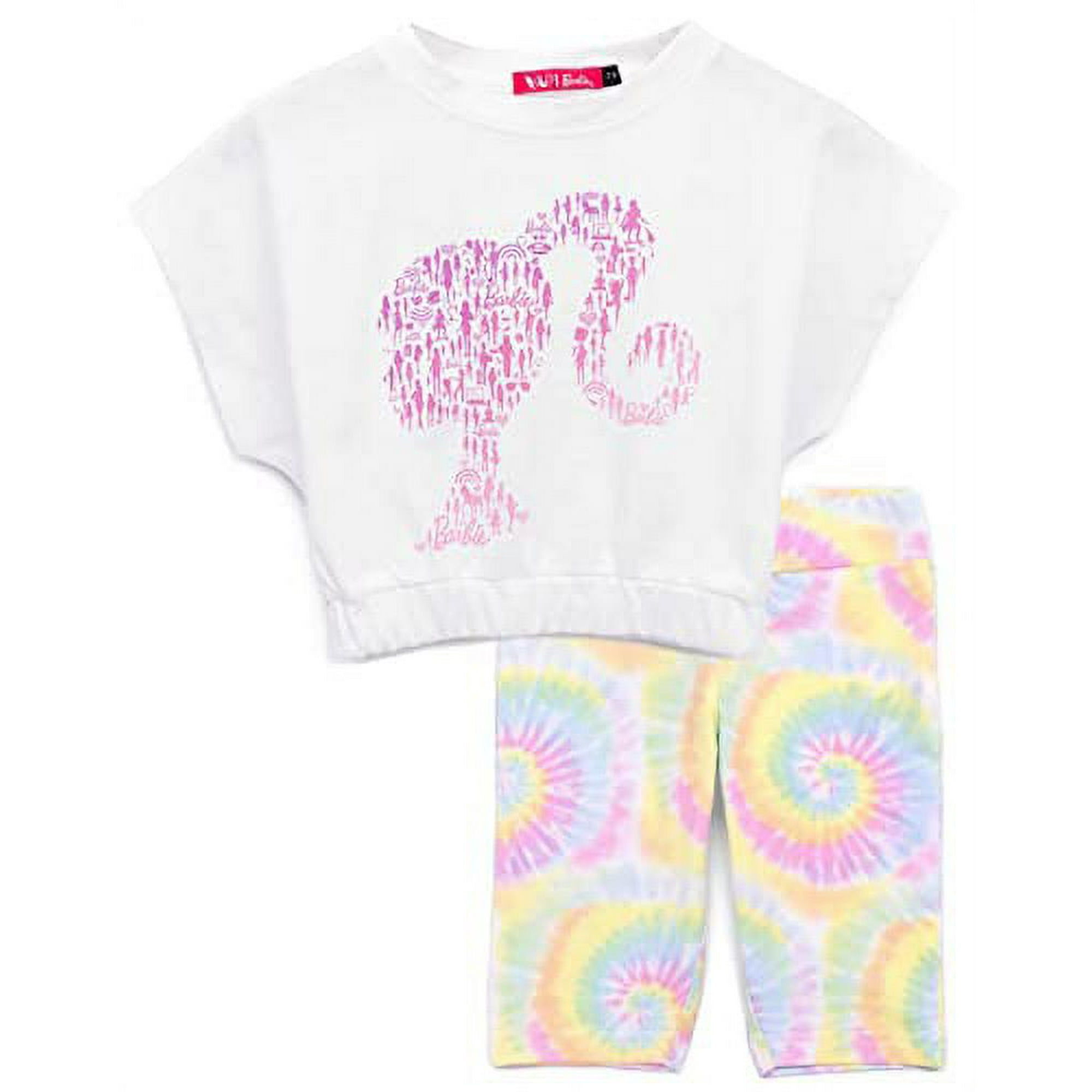 Camiseta De Barbie Con Ciclo Cortos De Ciclo