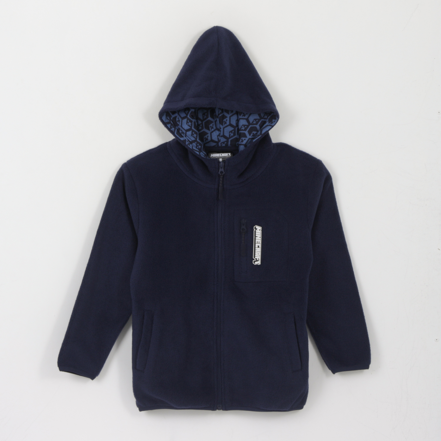 Polar Escolar Niño Azul Marino Bolsillo Minecraft