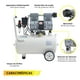 thumbnail image 4 of Compresor de Aire Portátil Libre De Aceite Silencioso 25 litros 1hp Dental, 4 of 10