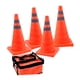 thumbnail image 5 of 4 conos de estacionamiento reflectantes plegables de 45 cm para carretera, conos de advertencia versátiles para emergencias en la carretera durante la, 5 of 5