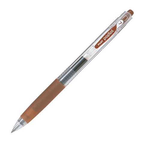 Pilot - 12 Un. Lapiz Gel Pop´Lol Cafe 0.7 Mm.