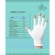 thumbnail image 5 of Guantes hidratantes ANSMIO 100% algodón sin dedos blancos, 5 of 5